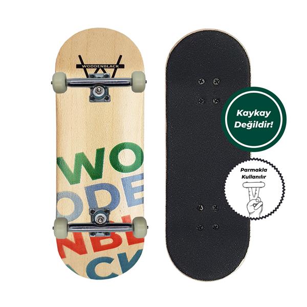 Woodenblack 34mm Color Biggy Fingerboard Complete 