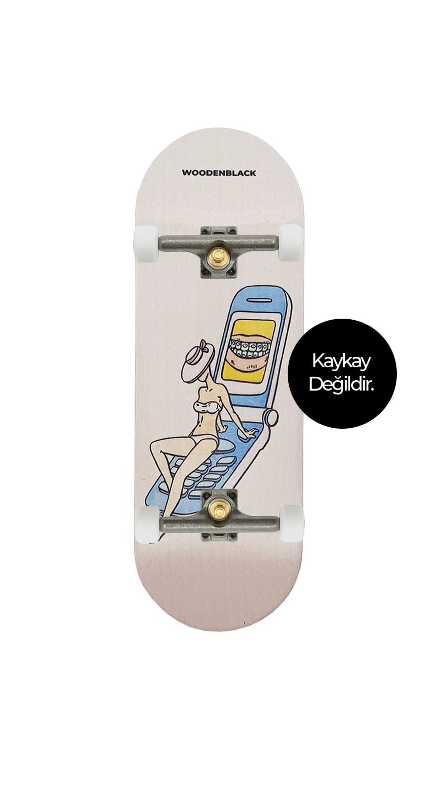 Woodenblack 34mm Flippone Fingerboard Complete 