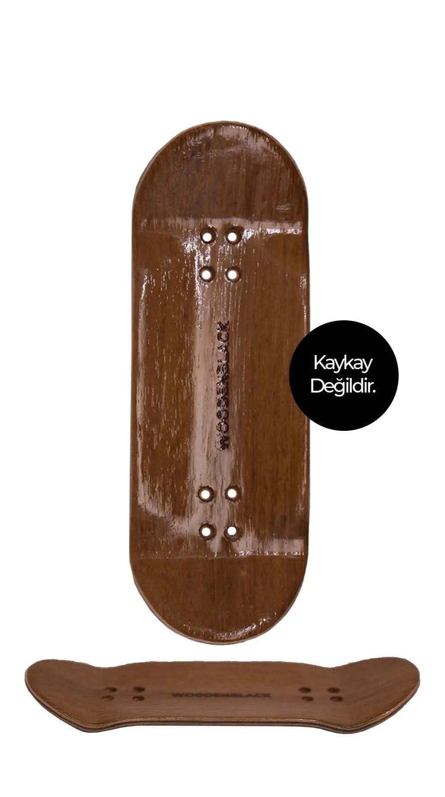 Woodenblack Amber Ahşap Fingerboard Deck 34mm 
