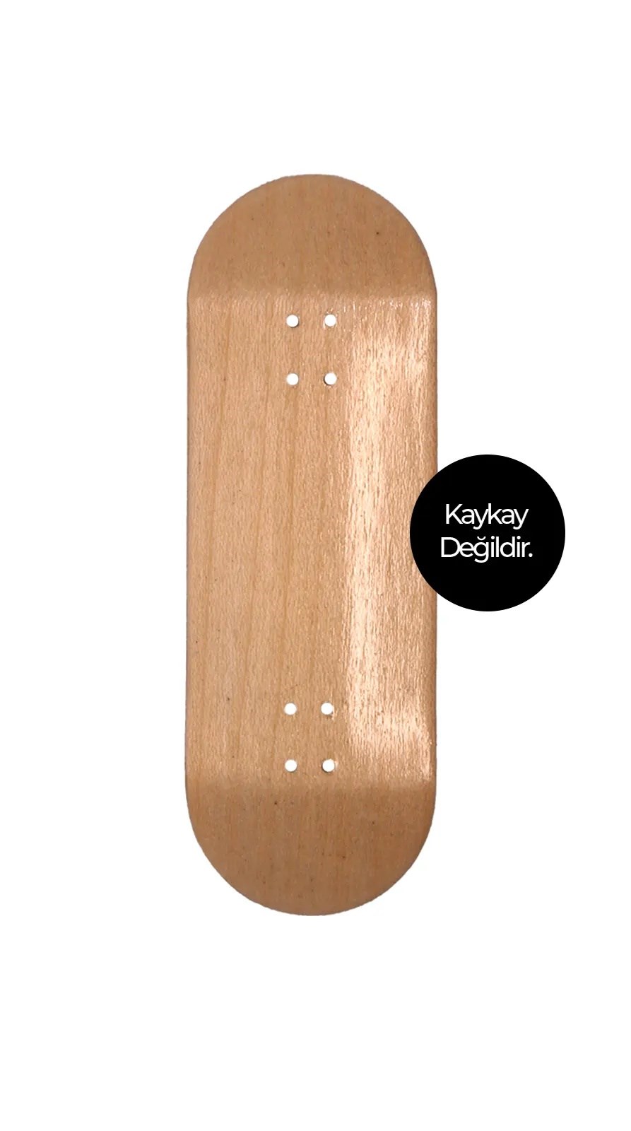 Woodenblack Bal Meşe Fingerboard Deck 34mm 