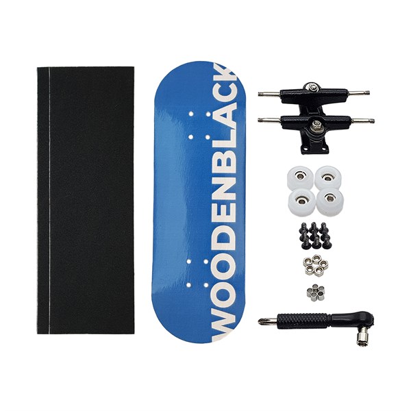 WOODENBLACK BASIC LOGO BLUE COMPLETE