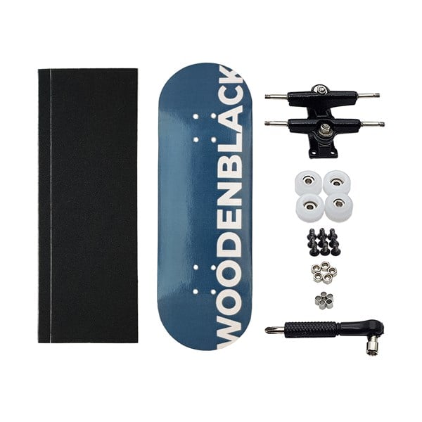 WOODENBLACK BASIC LOGO NAVY DARK COMPLETE