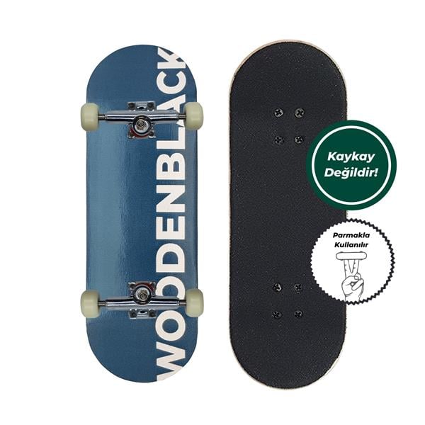 Woodenblack Basic Logo Navy Fingerboard Complete 