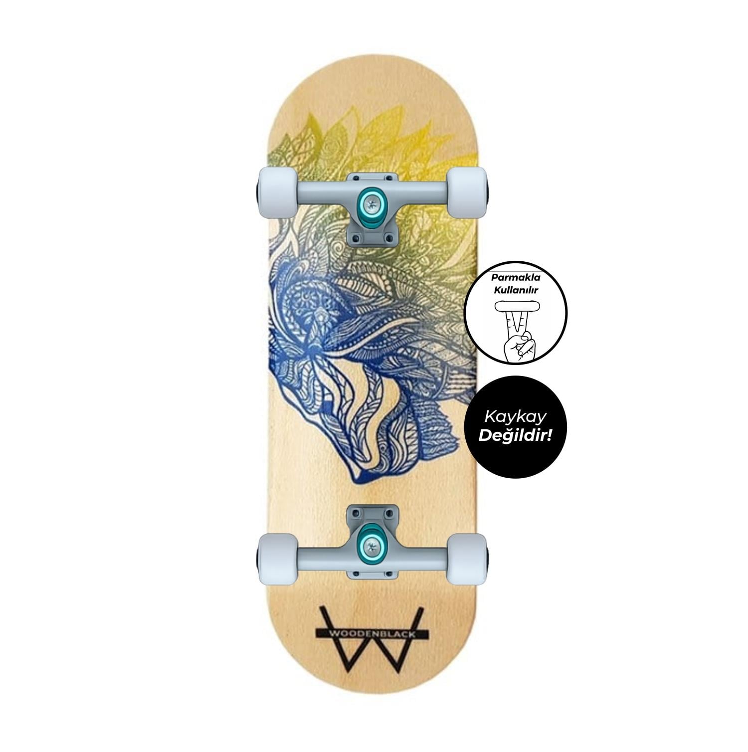 Woodenblack Color Leo Pro Fingerboard Complete  