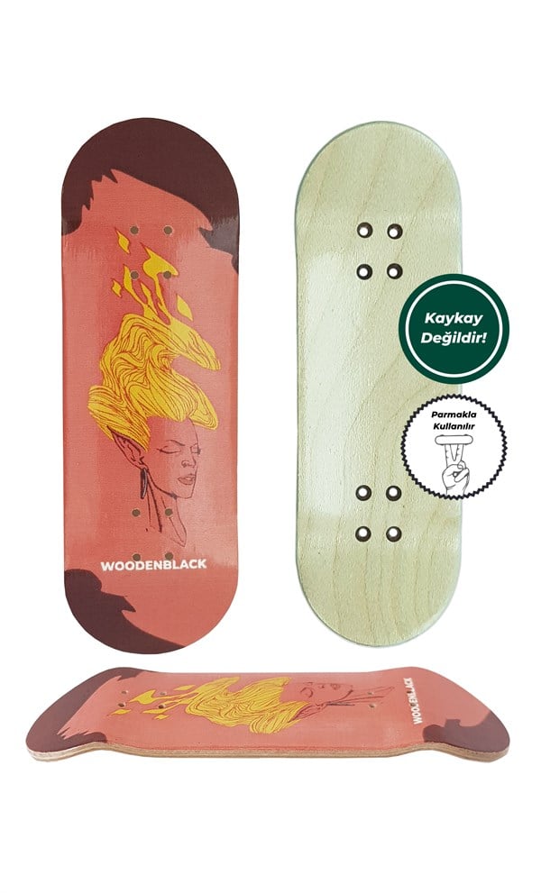 WOODENBLACK FIRE HAIR DECK/PARMAK KAYKAY 