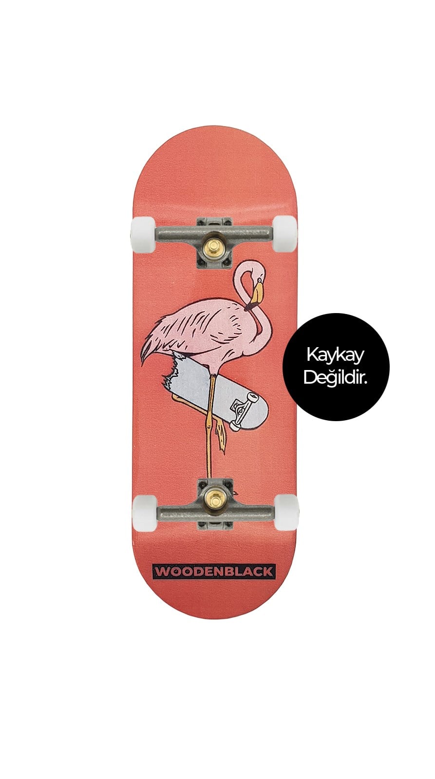 Woodenblack 34mm FlaminNo Fingerboard Complete 