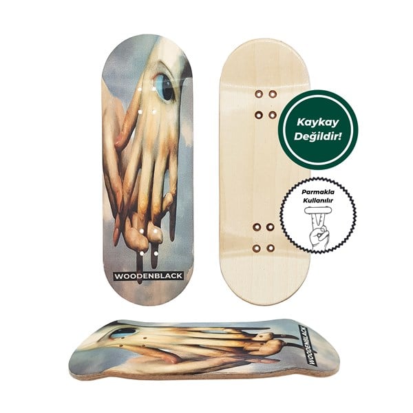 Woodenblack Hand's Eye Fingerboard Deck