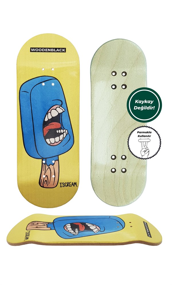 Woodenblack I Scream Fingerboard Deck 