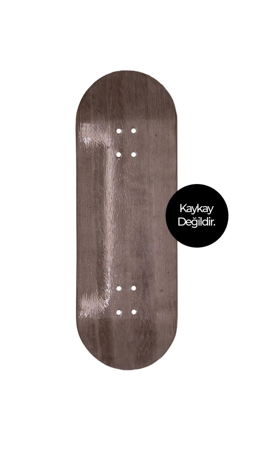Woodenblack Kül Gri Fingerboard Deck 34mm 