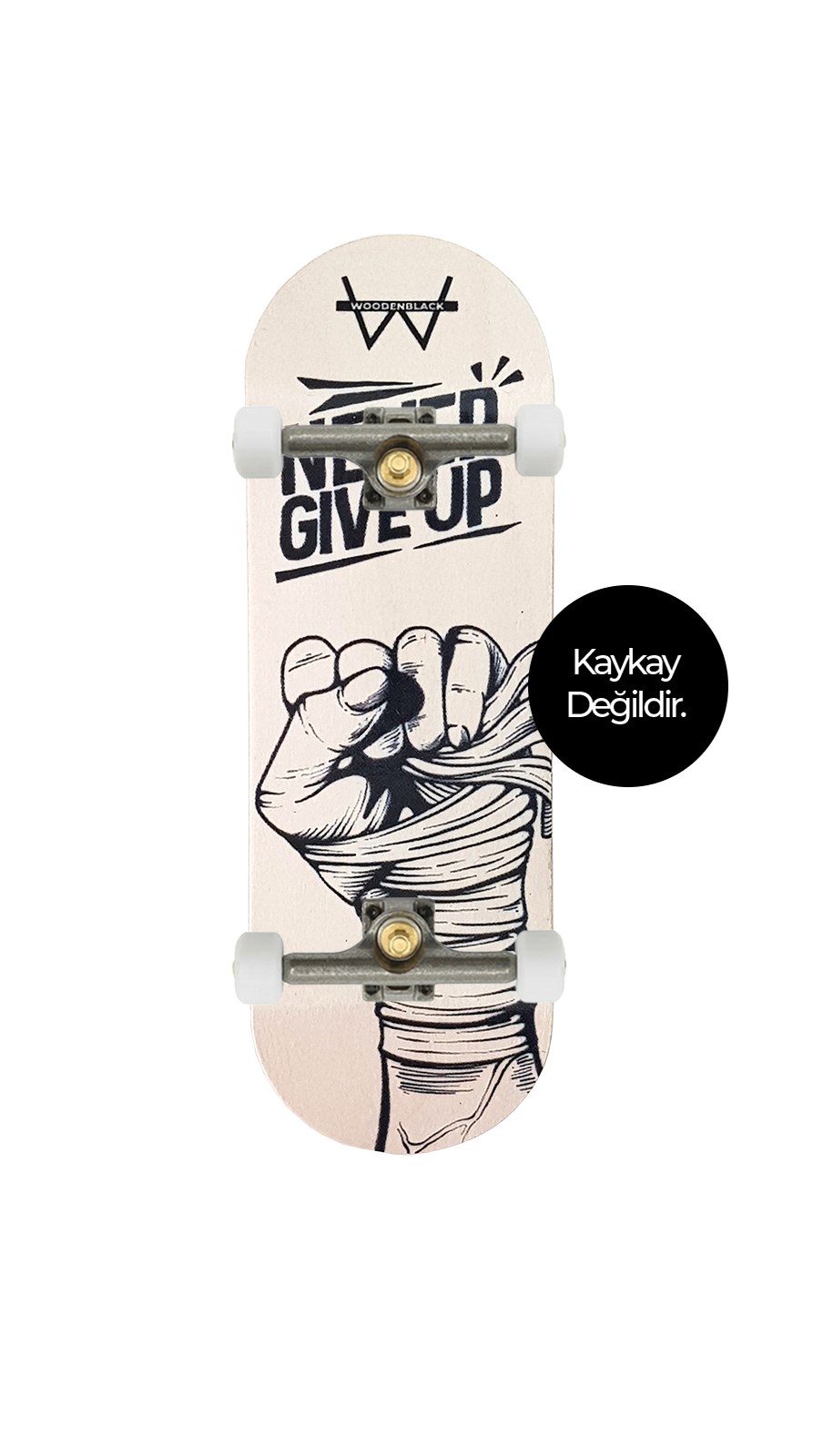 Woodenblack Never Give Up Pro Fingerboard Complete  