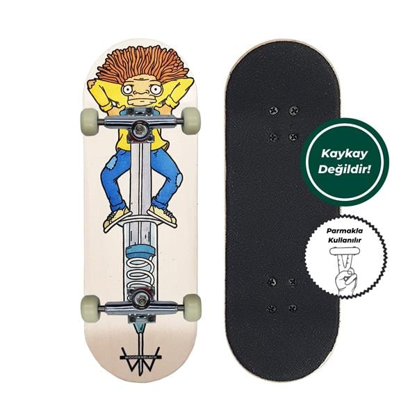 Woodenblack Not A Pogo Stick Fingerboard Complete 