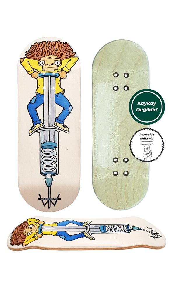 Woodenblack Not A Pogo Stick Fingerboard Deck 
