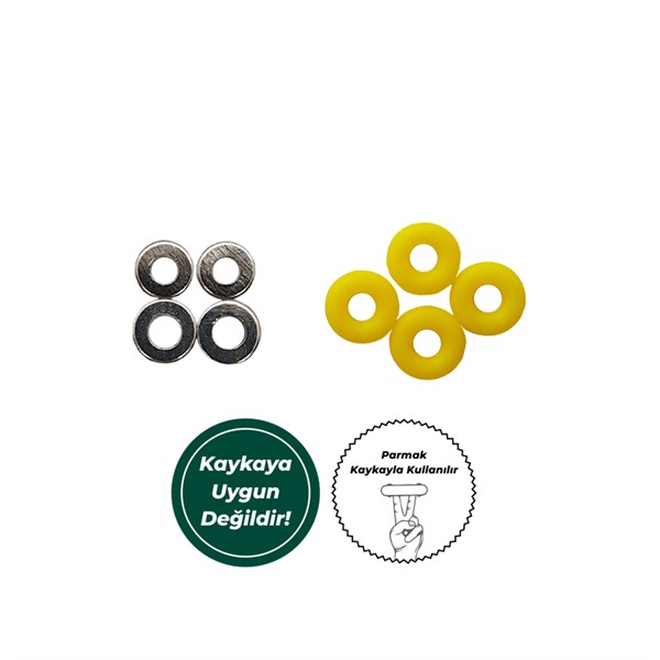 Woodenblack Sarı Bushing/Parmak Kaykay 