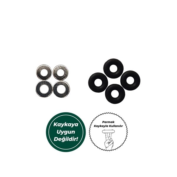 Woodenblack Siyah Bushing/Parmak Kaykay 