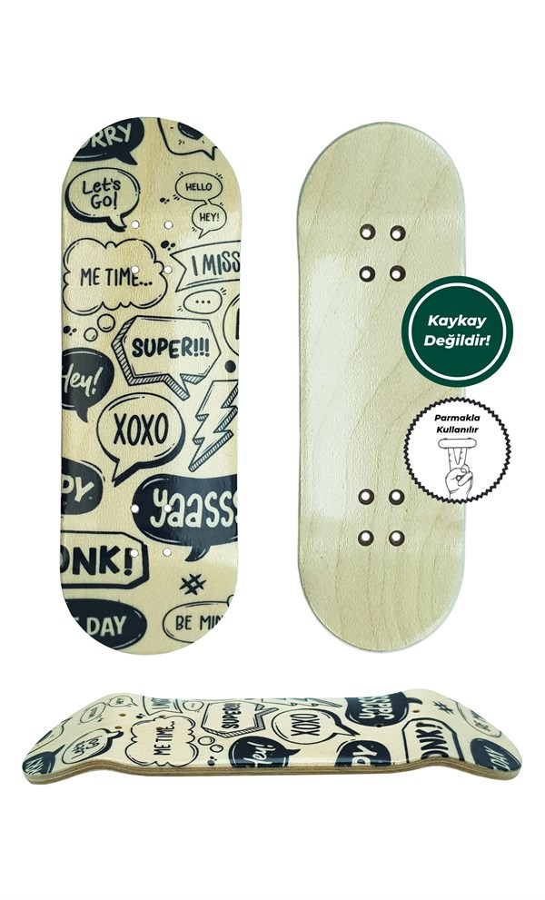 WOODENBLACK SPEAK OFF DECK/PARMAK KAYKAY 