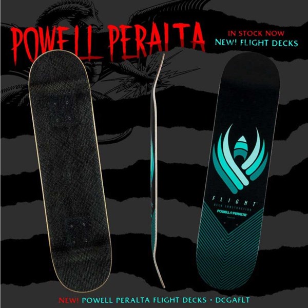 FLIGHT® POWELL PERALTA 8.25 COLOR BURST BLUE DECK