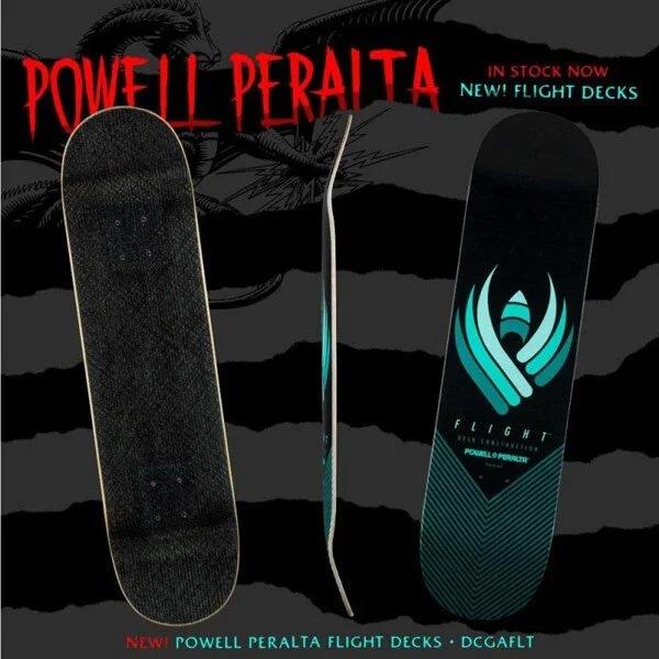Flight® Powell Peralta 9.0 Metallica Collab Lime Green Deck