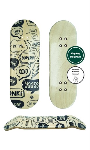 WOODENBLACK SPEAK OFF DECK/PARMAK KAYKAY 