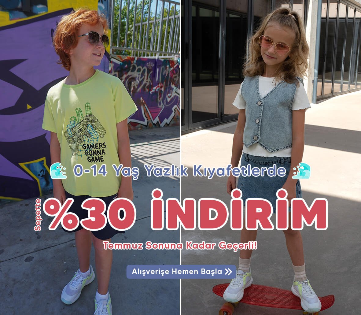 Yazlık sezon indirimi başladı, %30 İndirimi Kaçırma Hemen Alışverişe Başla!