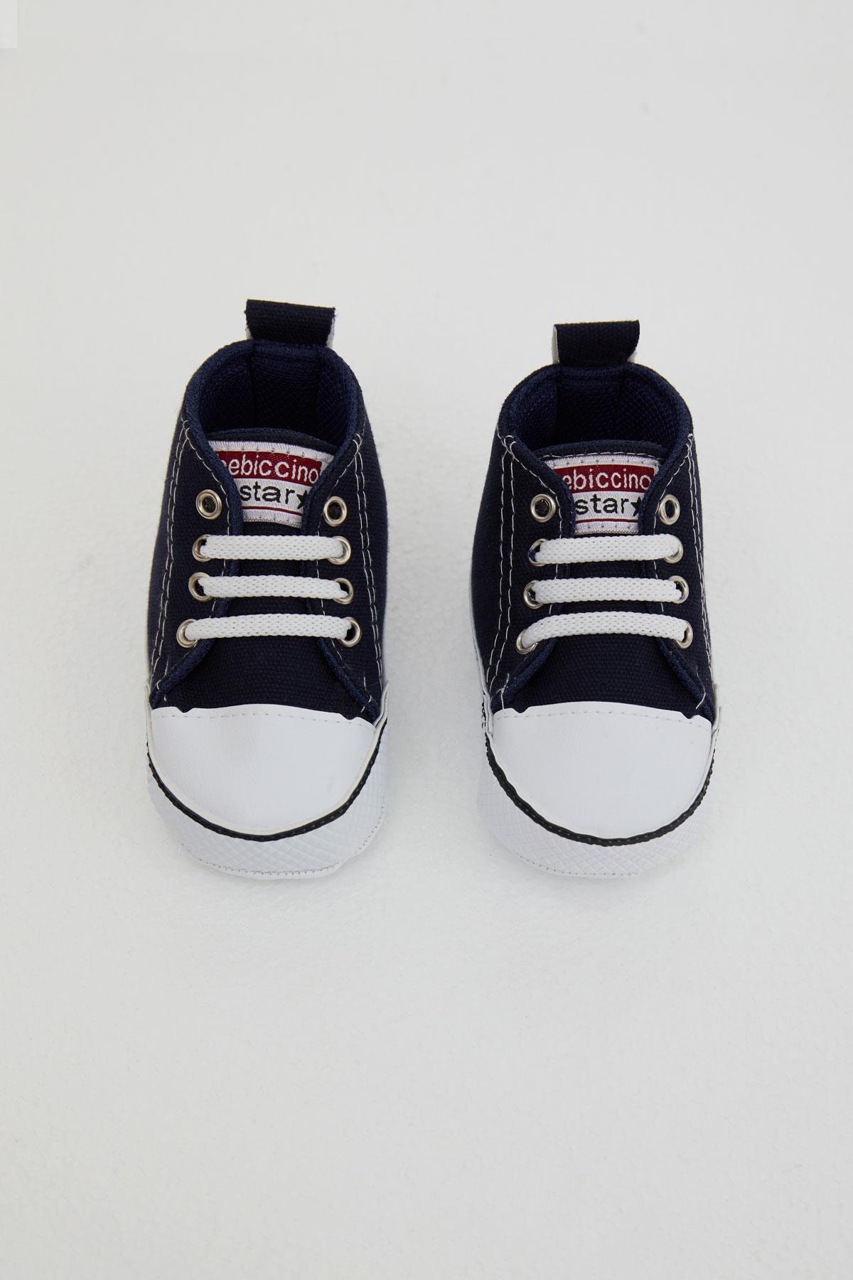 Bebecino Erkek Bebek Patik Ayakkabı Basic Lacivert (18 Numara-19 Numara)
