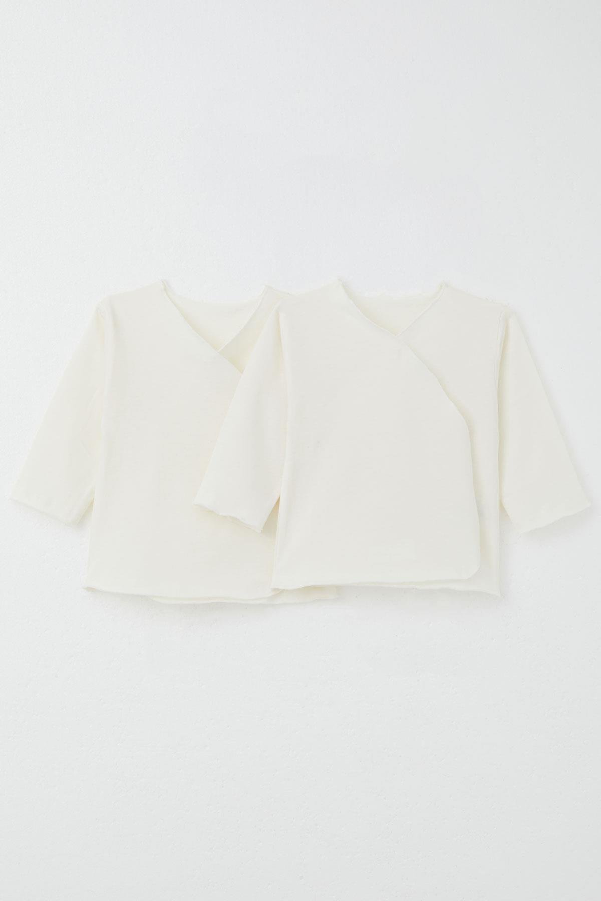 Breeze Bebek İç Zıbın Hastane Çıkışı 2 li Ekru (0-3 Ay)