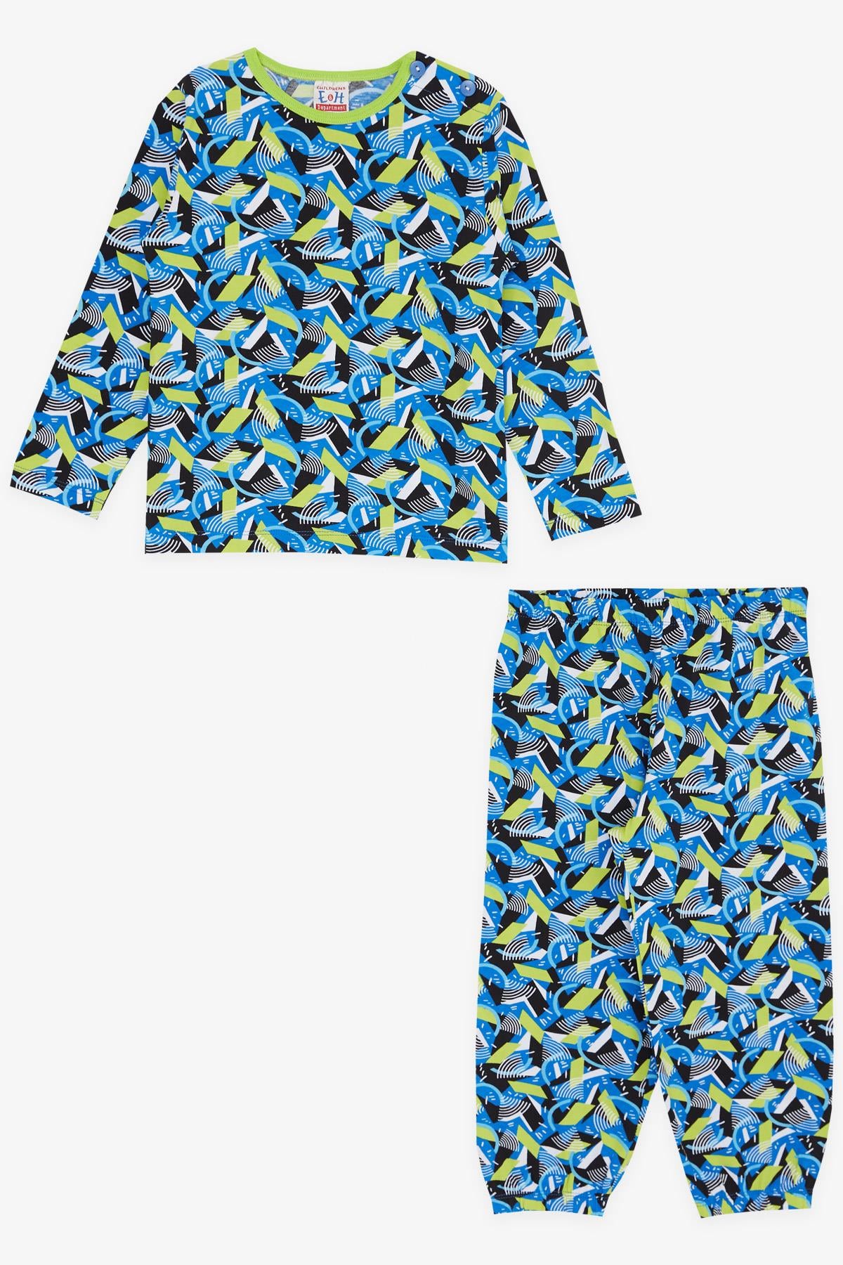 Breeze Erkek Bebek Pijama Takımı Desenli Karışık Renk (9 Ay-3 Yaş)