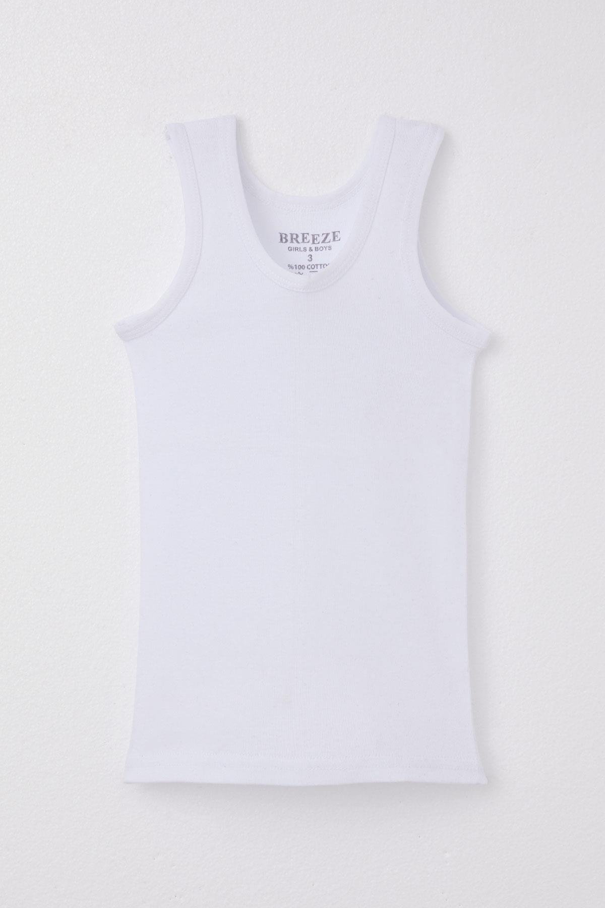 Breeze Erkek Çocuk Atlet Beyaz (3-11 Yaş)