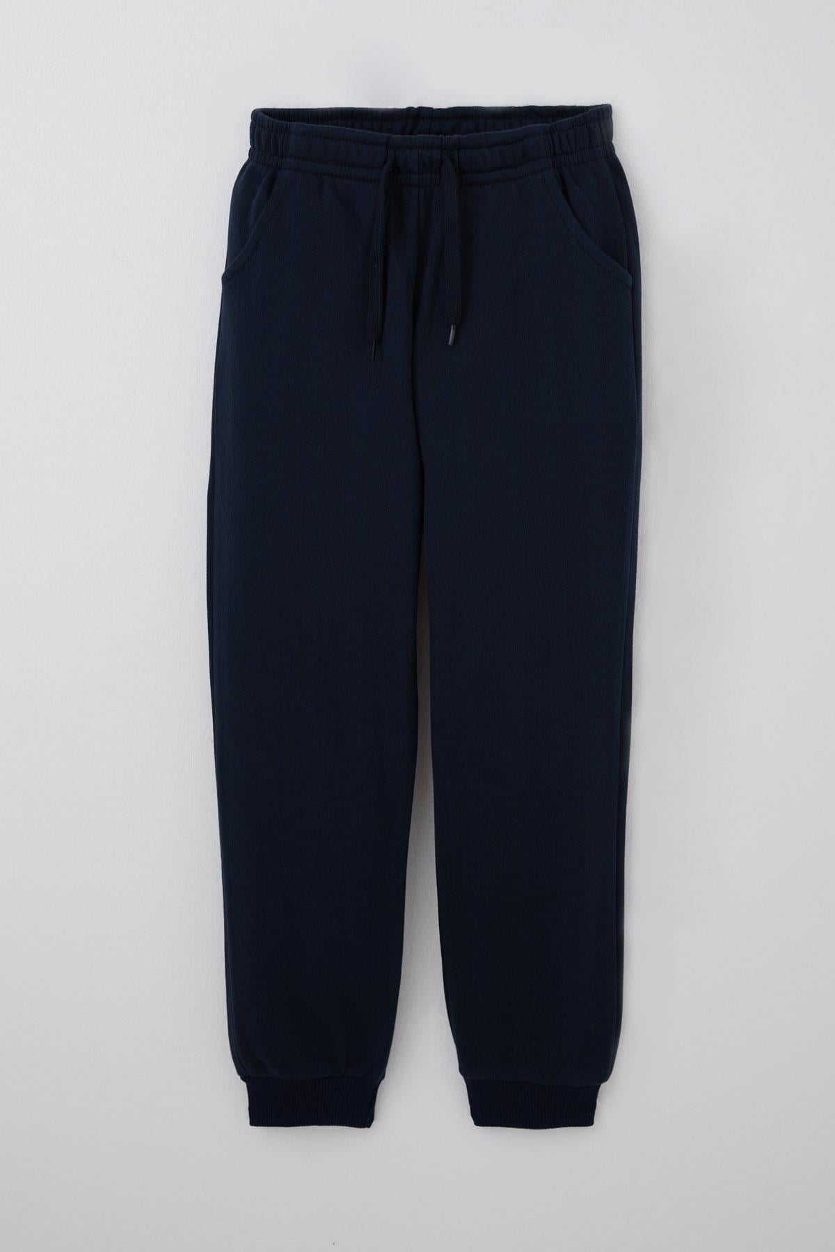 Breeze Erkek Çocuk Eşofman Altı Basic Bağcık Aksesuarlı Lacivert (4-8 Yaş)