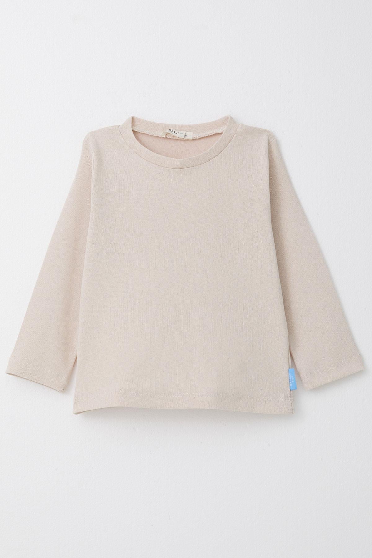 Breeze Erkek Çocuk Uzun Kollu Tişört Basic Bej (1-4 Yaş)