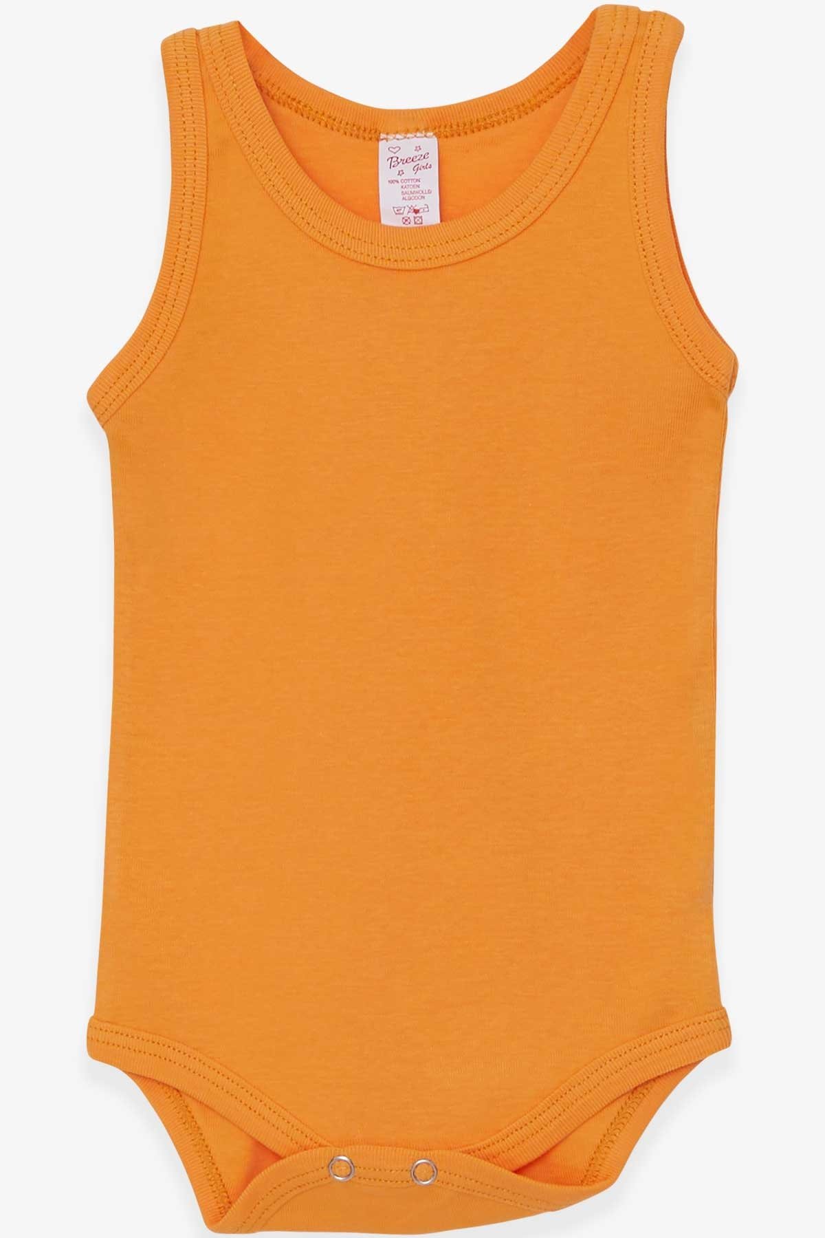 Breeze Kız Bebek Çıtçıtlı Body Hardal Sarı (9 Ay-3 Yaş)