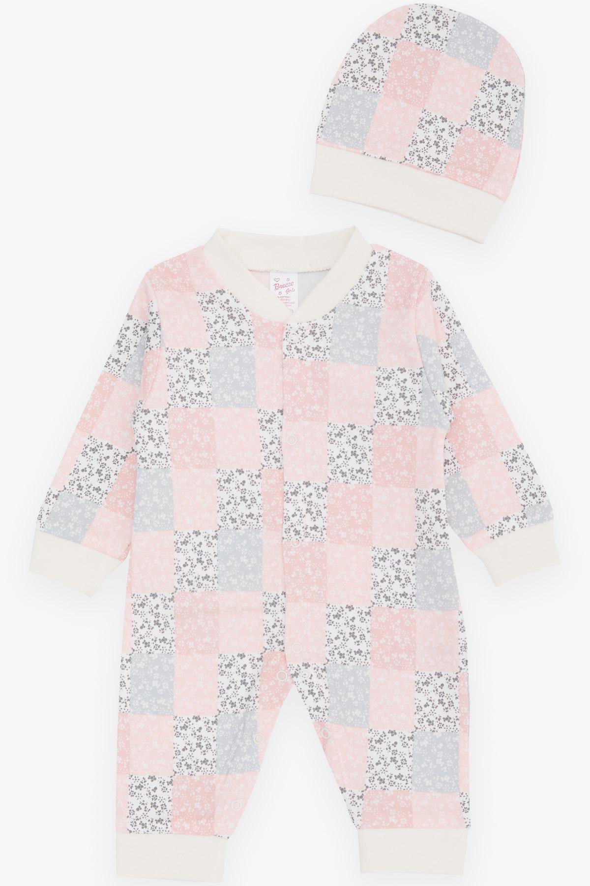 Breeze Kız Bebek Tulum Renkli Yama Desenli Karışık Renk (0-3 Ay-6 Ay)