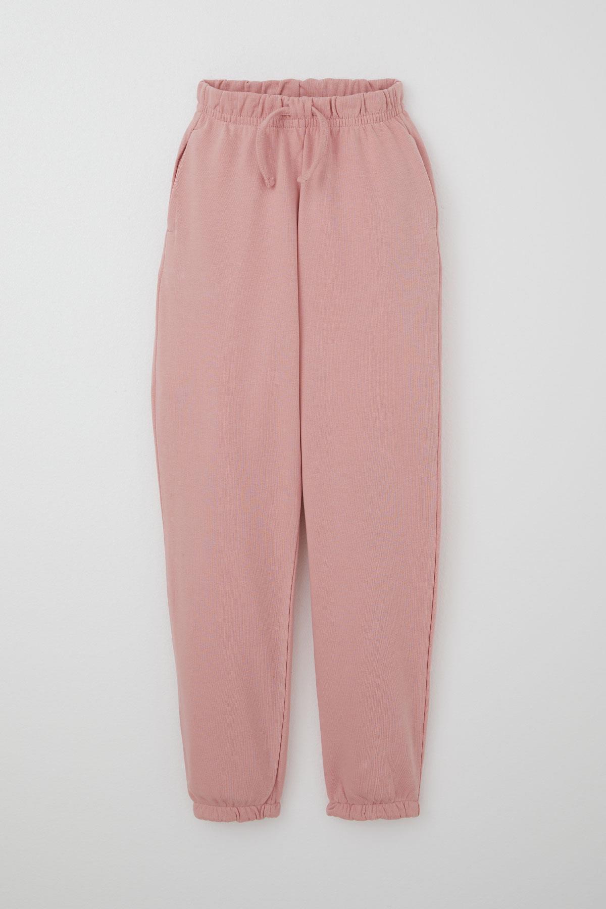 Breeze Kız Çocuk Alt Bağcık Aksesuarlı Beli Paçası Lastikli Gülkurusu (9-14 Yaş)