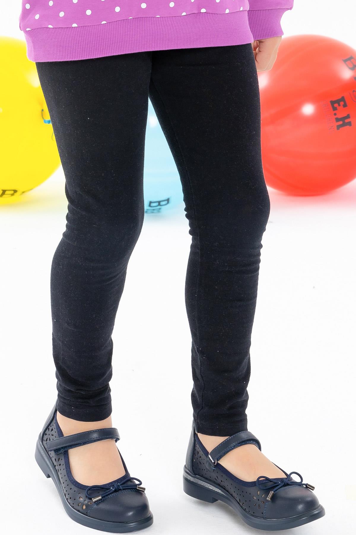 Breeze Kız Çocuk Tayt Basic Siyah (2-6 Yaş)