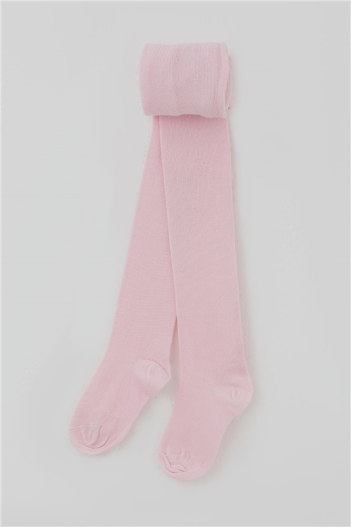 Aziz Bebe Kız Çocuk Külotlu Çorap Basic Pembe (3-6 Yaş)