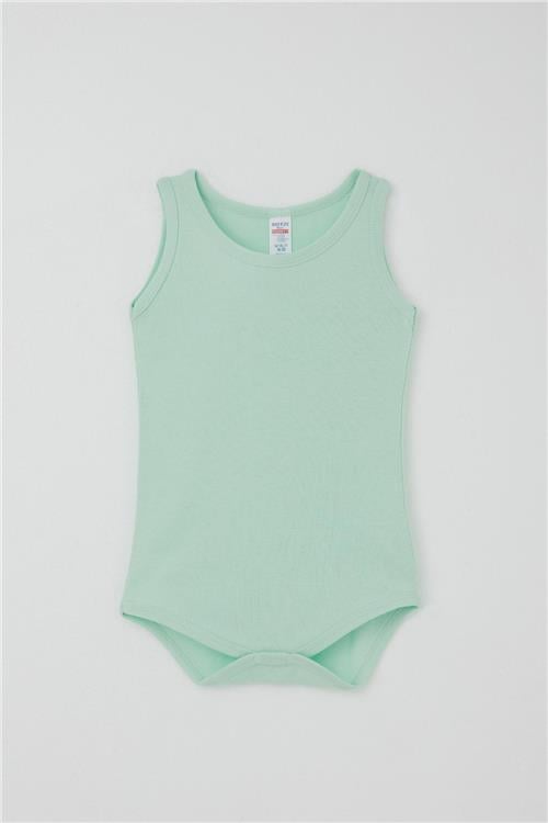 Breeze Erkek Bebek Çıtçıtlı Atlet Zıbın Body Basic Su Yeşili (9 Ay-3 Yaş)