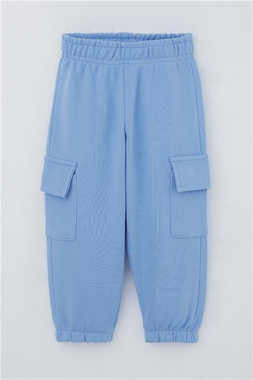 Breeze Erkek Çocuk Eşofman Altı Kargo Cepli Mavi (3-7 Yaş)