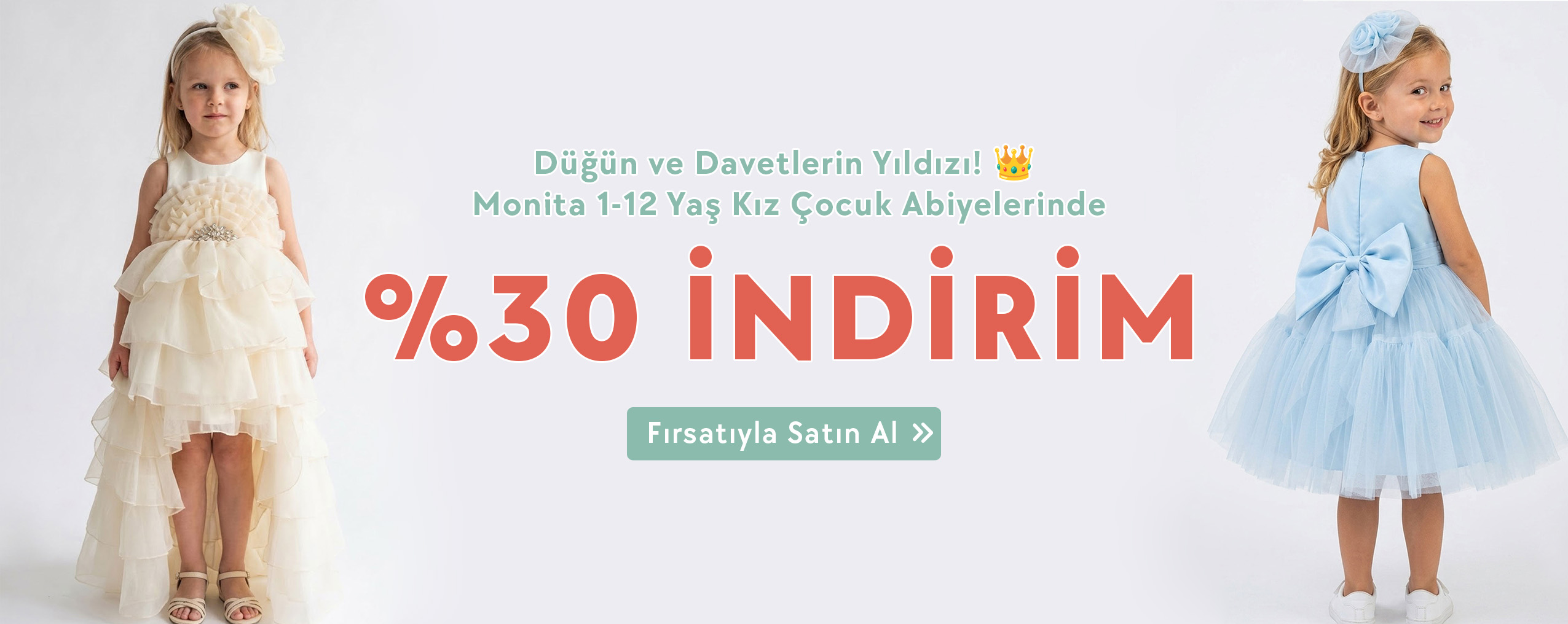 Prenseslerin düğün ve davet şıklığı Breeze'de! Yazlık kız çocuk abiye elbise modellerinde %30 indirim fırsatını kaçırma!