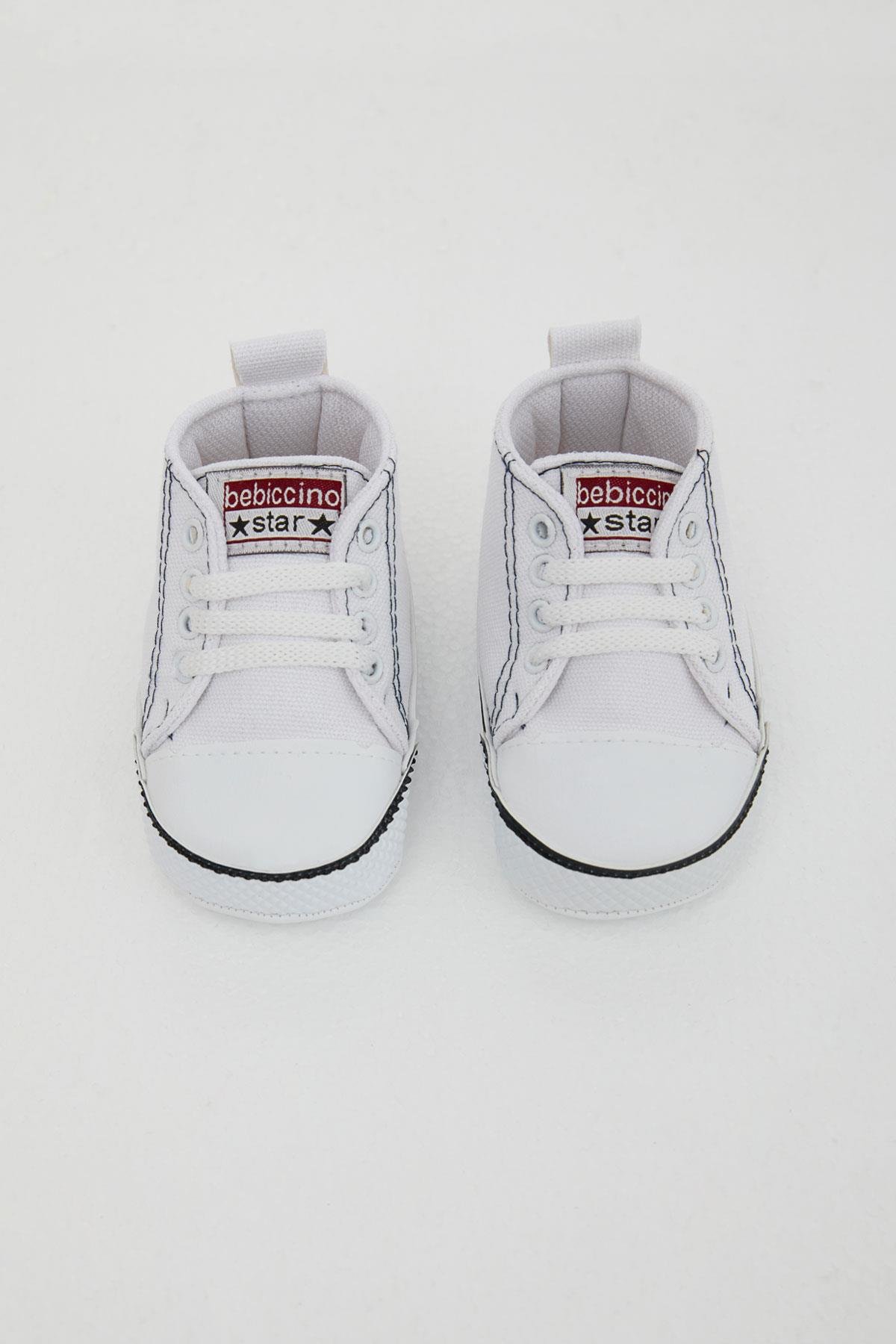 Bebecino Kız Bebek Patik Ayakkabı Basic Ekru (18 Numara-19 Numara)