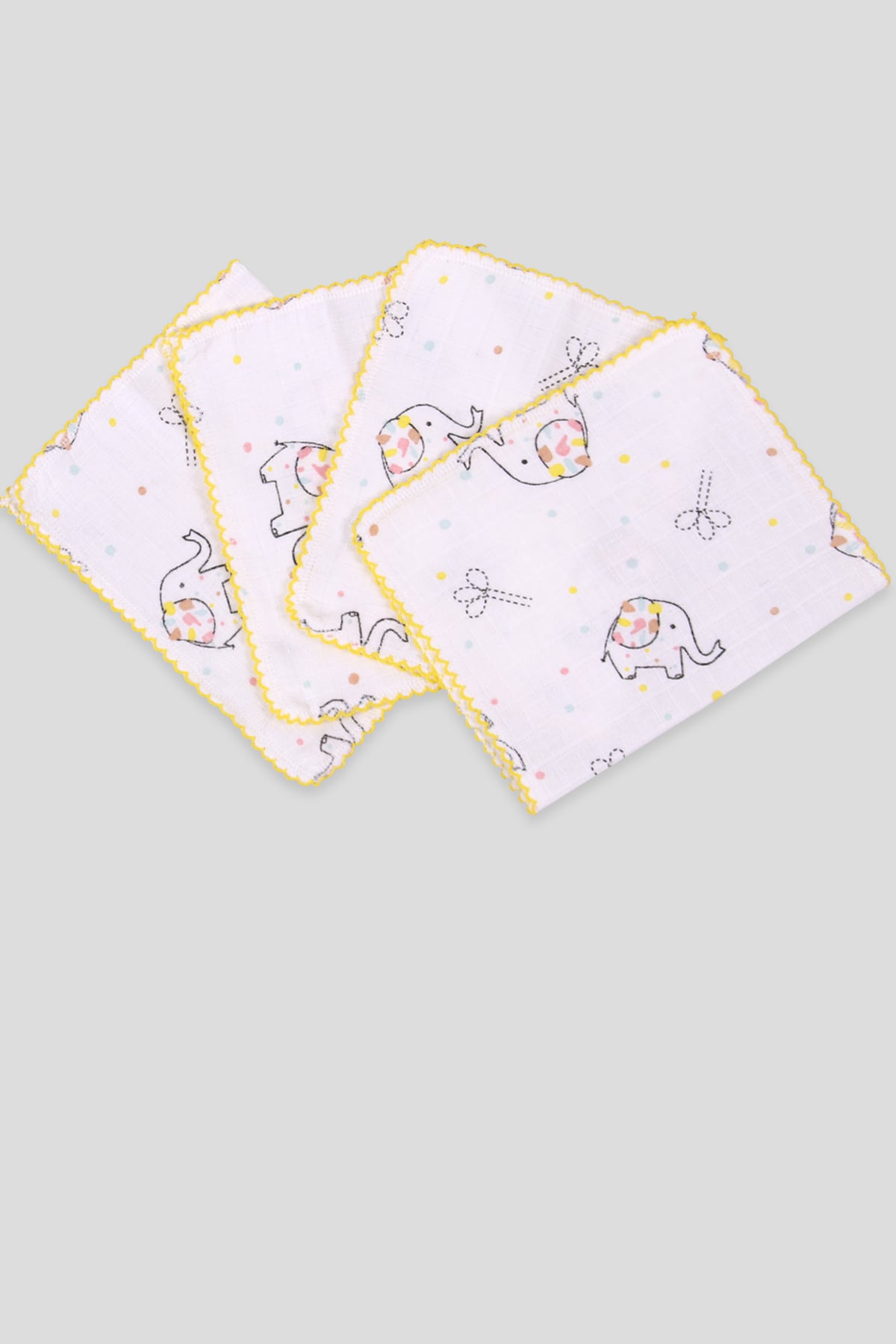 Breeze Bebek Müslin Mendil Filli (30 x 18 cm) Sarı