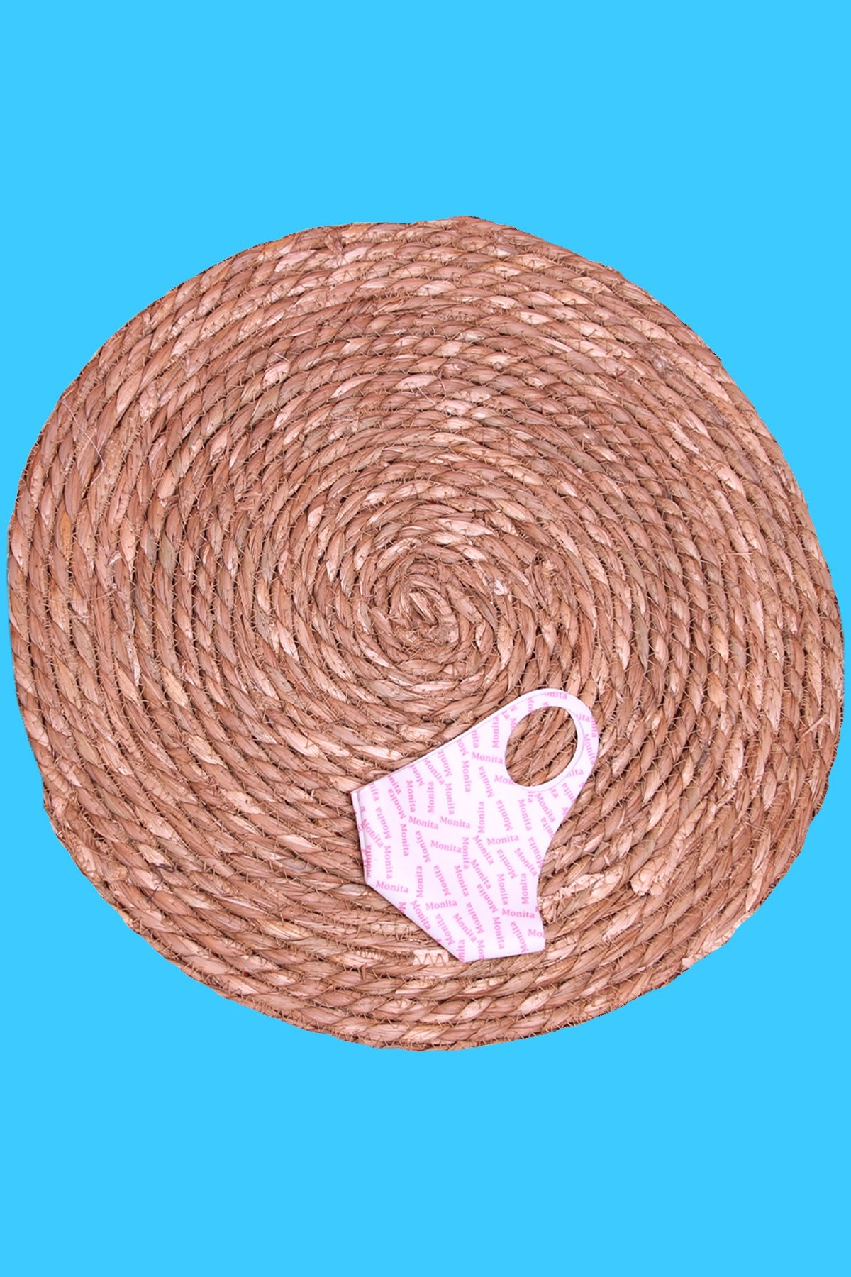 Breeze Çocuk Maskesi Yazılı Pembe (7-14 Yaş)