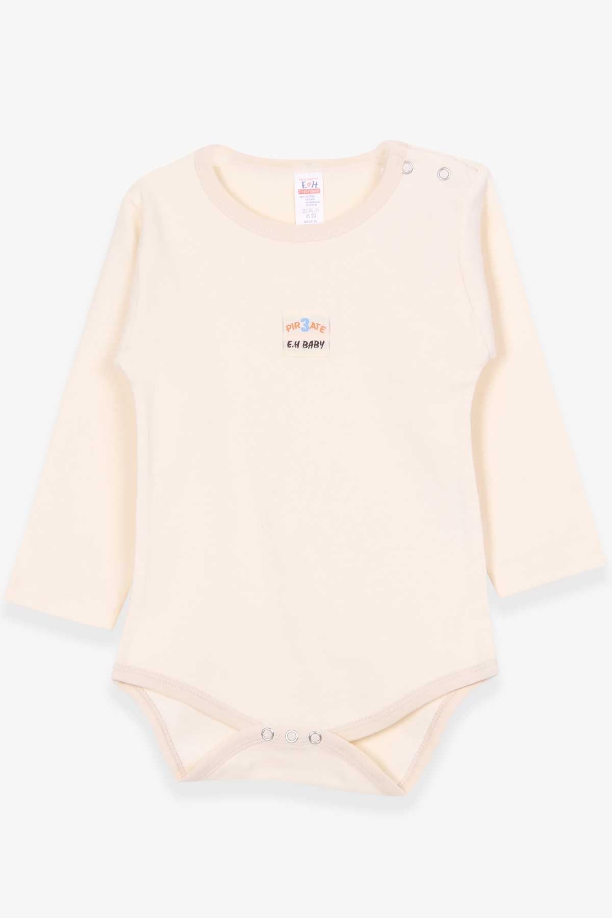 Breeze Erkek Bebek Çıtçıtlı Body Krem (9 Ay-3 Yaş)