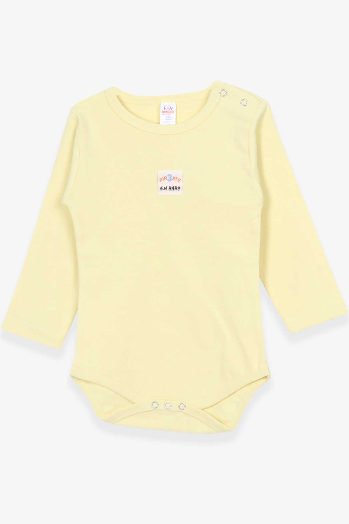 Breeze Erkek Bebek Çıtçıtlı Body Sarı (9 Ay-3 Yaş)
