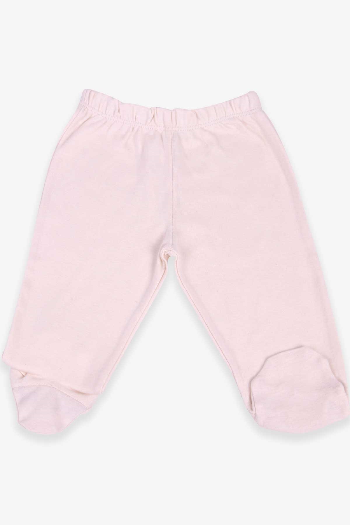 Breeze Erkek Bebek Eşofman Altı Patikli Basic Krem (0-3 Ay)