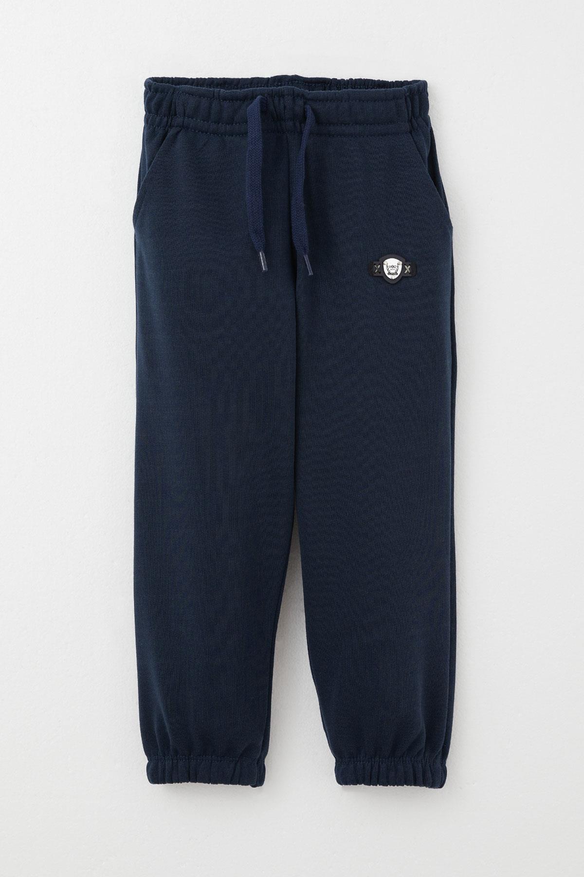 Breeze Erkek Çocuk Alt Armalı Bağcık Aksesuarlı Lacivert (1-4 Yaş)