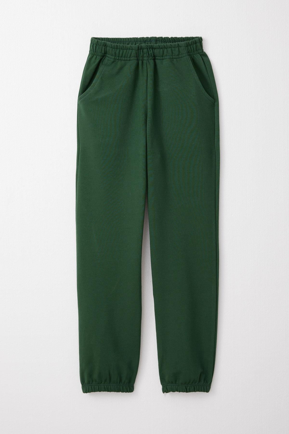 Breeze Erkek Çocuk Eşofman Alt Basic Koyu Yeşil (4-8 Yaş)