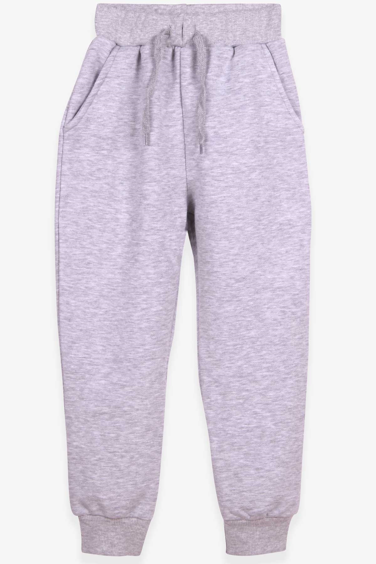 Breeze Erkek Çocuk Eşofman Altı Basic Açık Gri Melanj (7-11 Yaş)