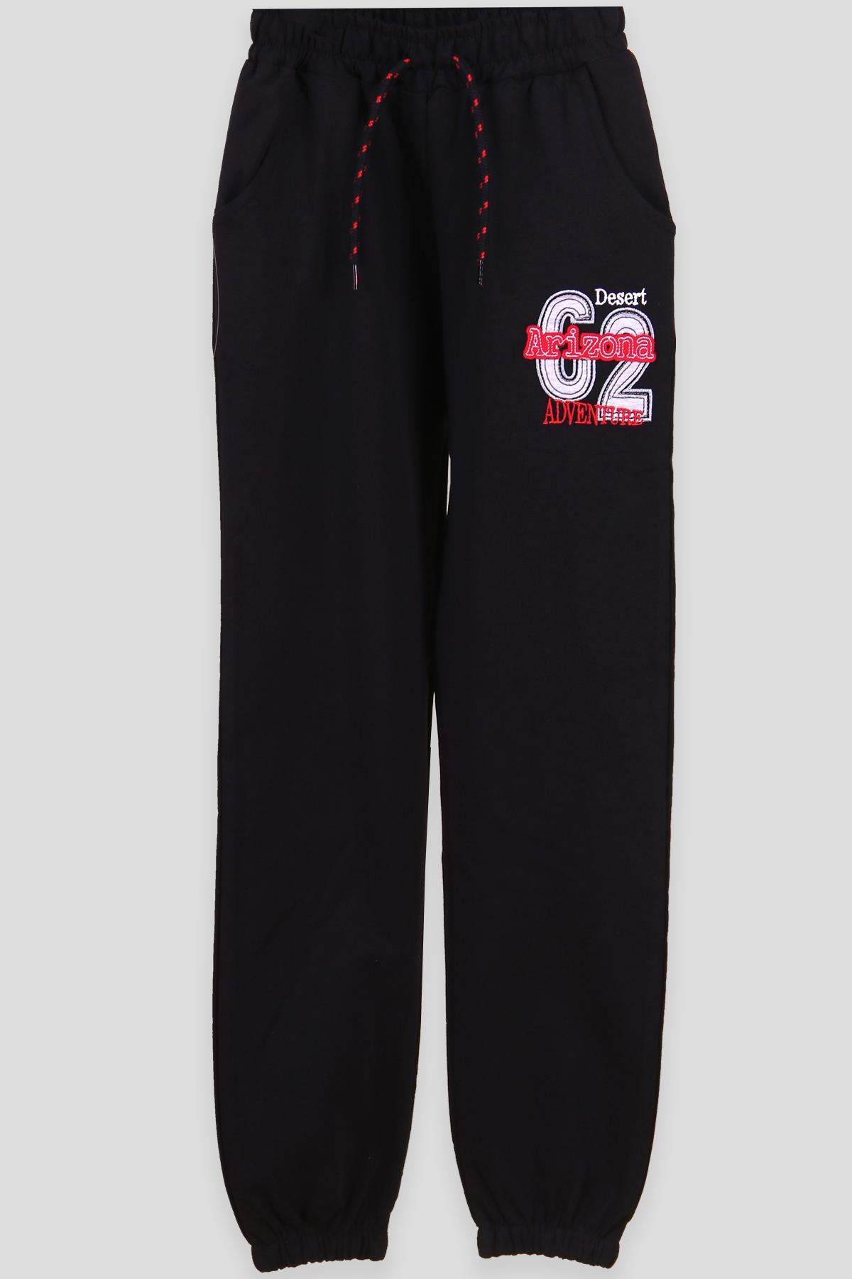 Breeze Erkek Çocuk Eşofman Altı Nakışlı Siyah (8-14 Yaş)