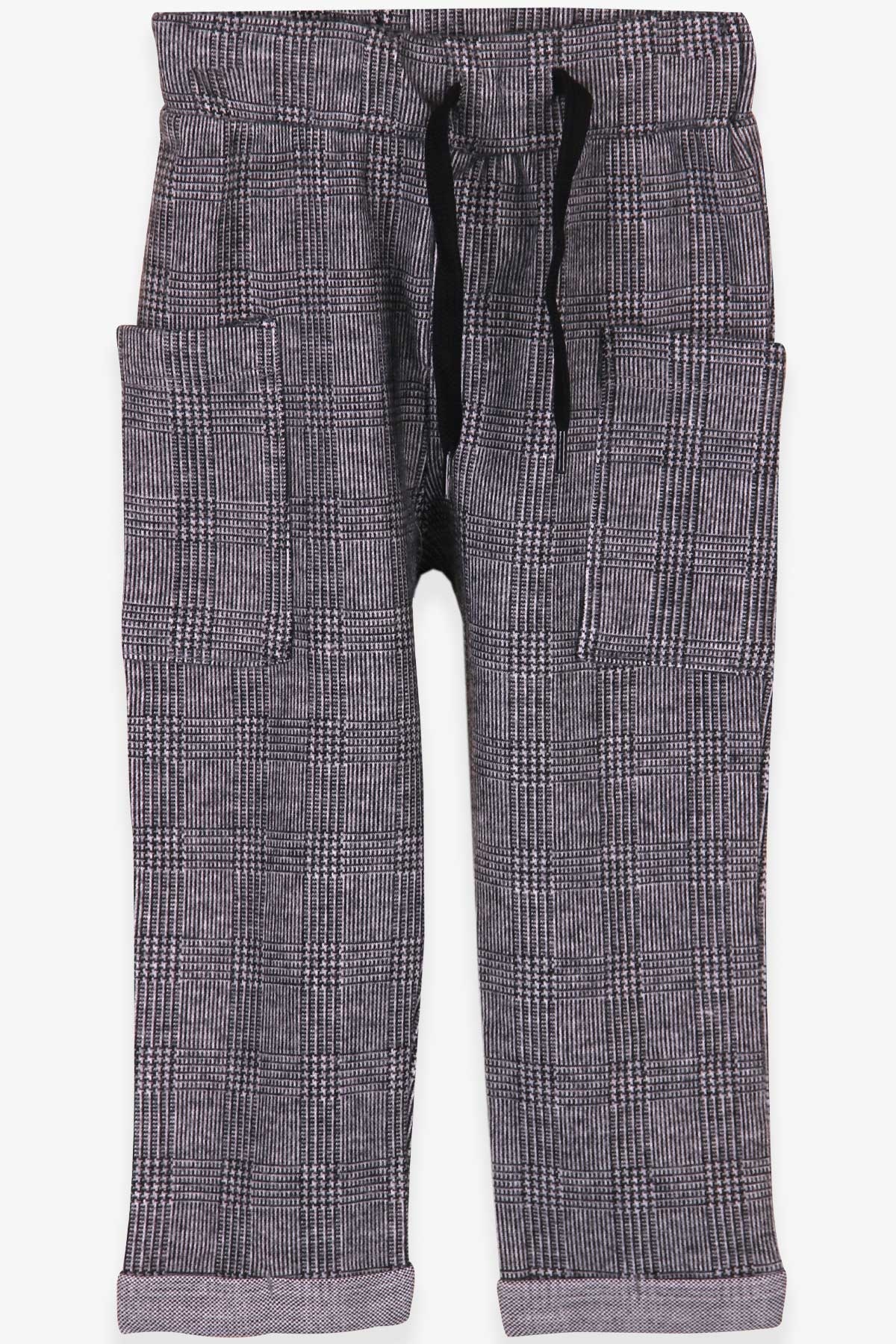 Breeze Erkek Çocuk Eşofman Altı Yanları Cepli Gri (1.5-5 Yaş)