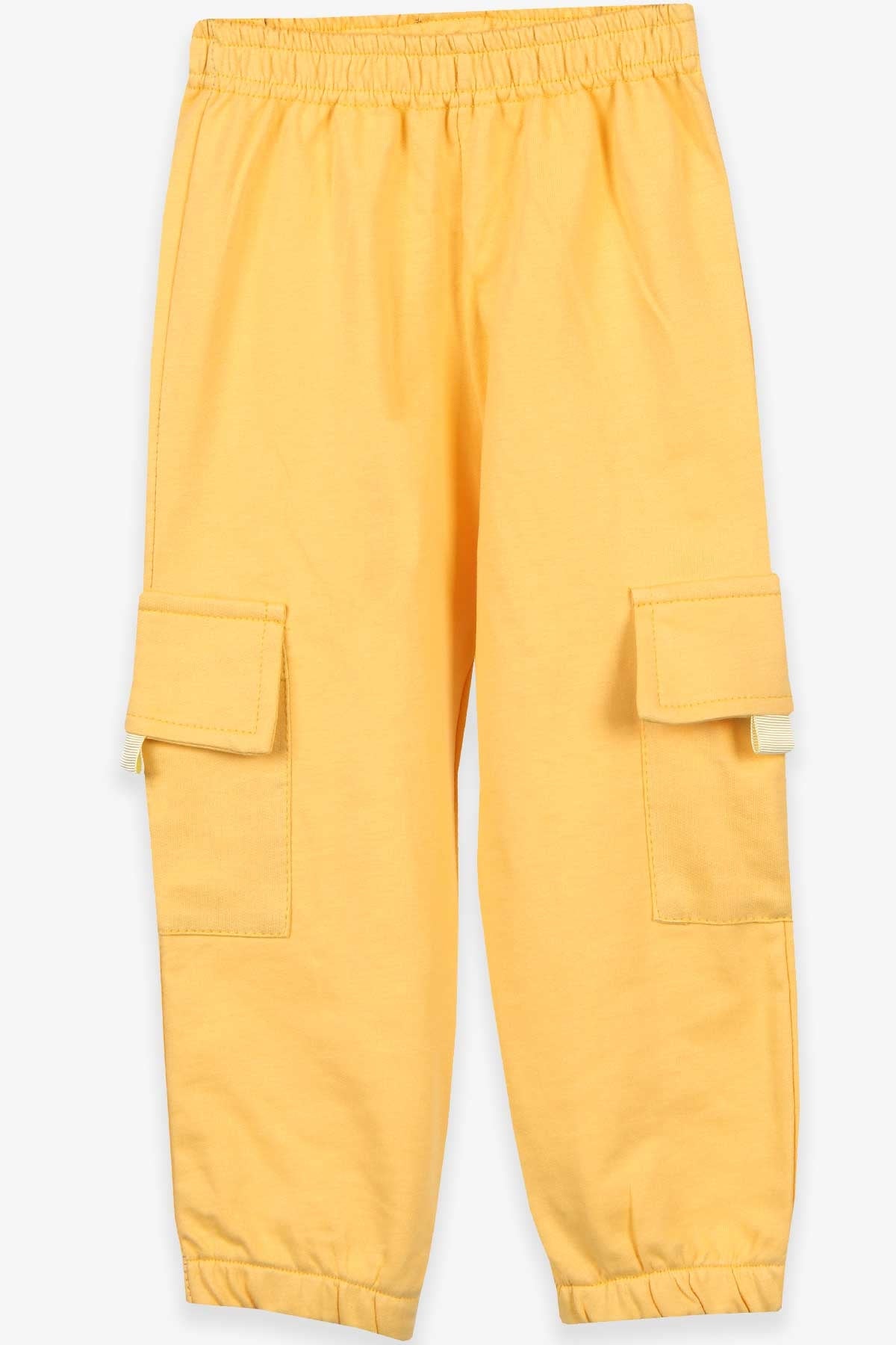 Breeze Erkek Çocuk Kapri Basic Yanları Cepli Sarı (3-7 Yaş)