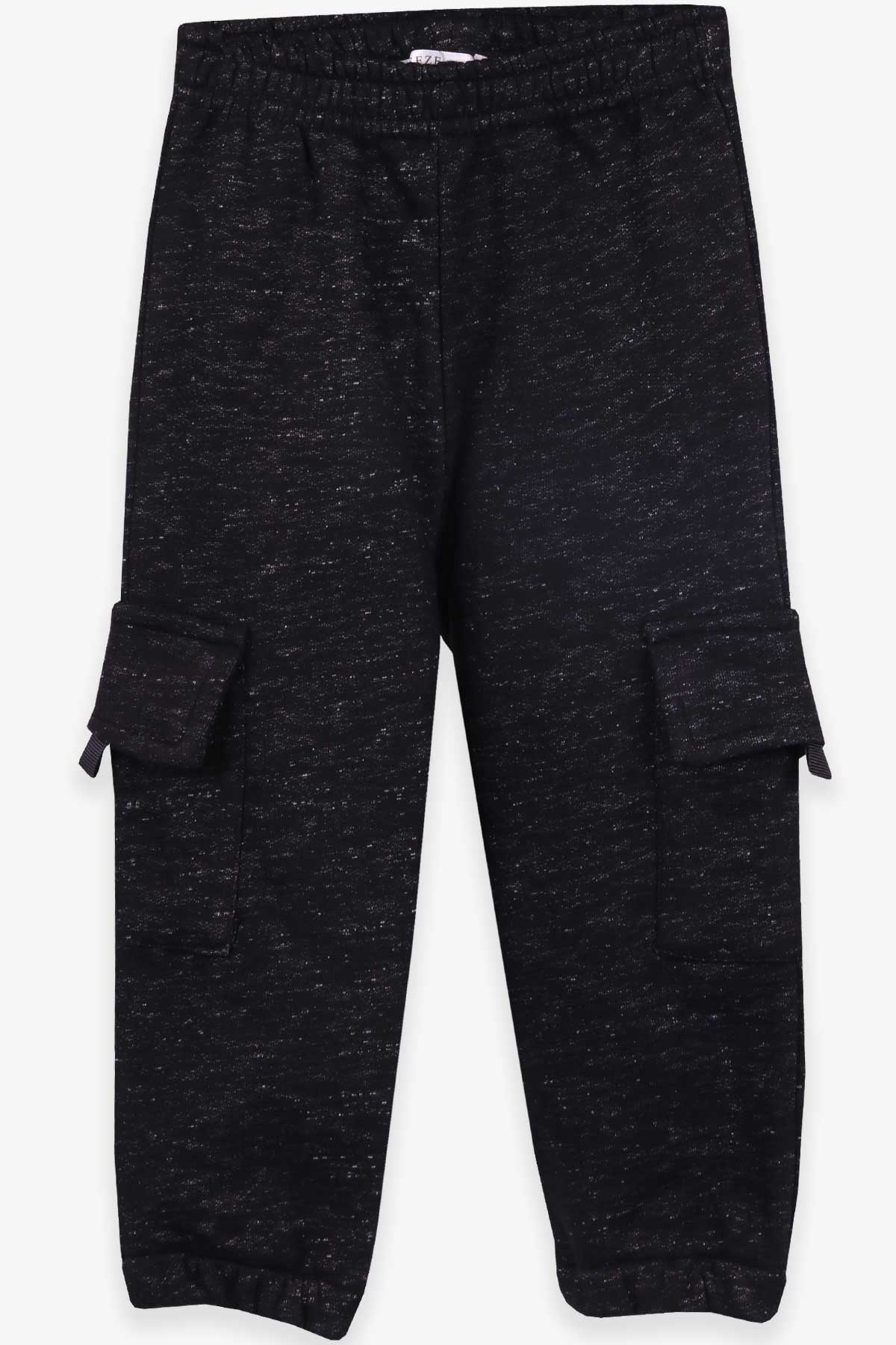 Breeze Erkek Çocuk Kapri Basic Yanları Cepli Siyah Melanj (3-7 Yaş)